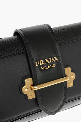 Bicolor-leather CAHIER Belt Bag with Logo