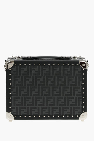 Bauletto da Viaggio in Ecopelle con Stampa Monogram