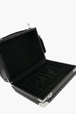 Bauletto da Viaggio in Ecopelle con Stampa Monogram