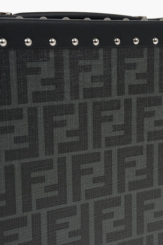 Bauletto da Viaggio in Ecopelle con Stampa Monogram