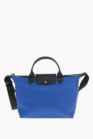 Logoed Recycled Canvas LE PLIAGE ENERGY Crossbody Bag