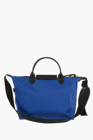 Logoed Recycled Canvas LE PLIAGE ENERGY Crossbody Bag