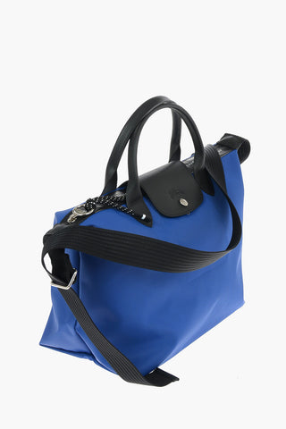 Logoed Recycled Canvas LE PLIAGE ENERGY Crossbody Bag