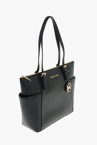 Barsa Tote in Pelle Martellata con Hardware Dorati