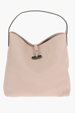 Grained-leather ROSEAU ESSENTIAL Tote Bag