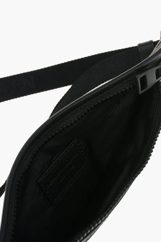 Camo-printed Bumbag with Leather Detailing
