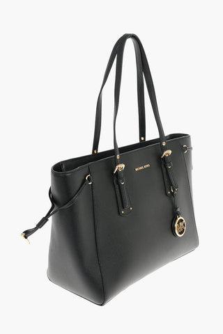 Borsa Tote in Pelle con Charm