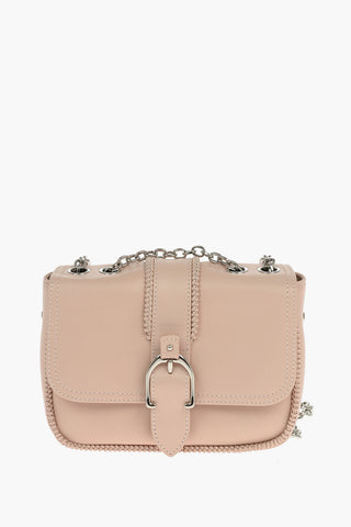 Leather AMAZONE Crossbody Bag with Buckle
