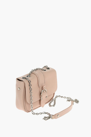 Leather AMAZONE Crossbody Bag with Buckle
