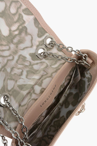 Leather AMAZONE Crossbody Bag with Buckle