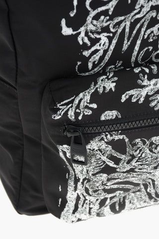 Front Printed METROPOLITAN Nylon Backpack