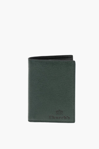 Porta Carte ST. JAMES in Pelle Martellata con Logo