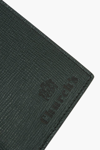 Porta Carte ST. JAMES in Pelle Martellata con Logo