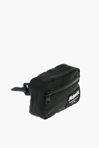 Logoed Zipped Nylon Belt Pouch