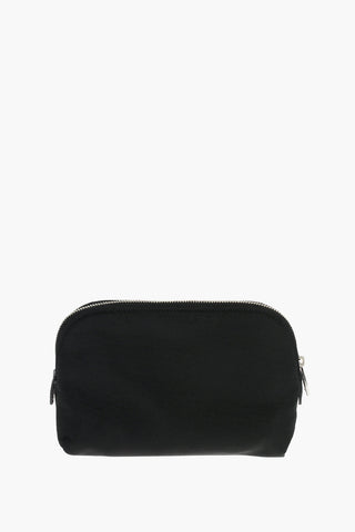 Pochette in Nylon con Logo e Zip