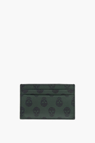 Printed Skull Motif Leather Car Holder