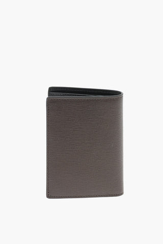 Logoed Grained Leather ST. JAMES Card Holder