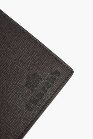 Logoed Grained Leather ST. JAMES Card Holder