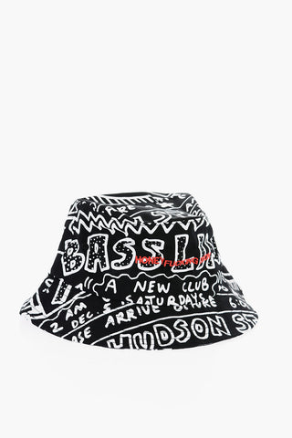 KEITH HARING Cotton Bucket Hat with Print