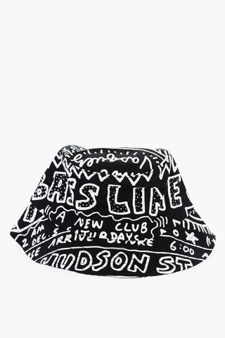 KEITH HARING Cotton Bucket Hat with Print