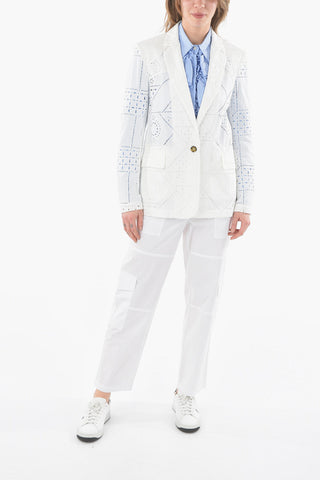 sangallo center vent notch lapel 1-button blazer