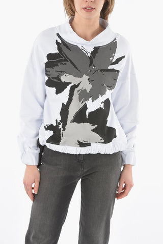 Bedrucktes Sweatshirt CITRONELLAX mit elastischem Bund in der Taille