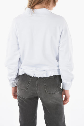 Bedrucktes Sweatshirt CITRONELLAX mit elastischem Bund in der Taille