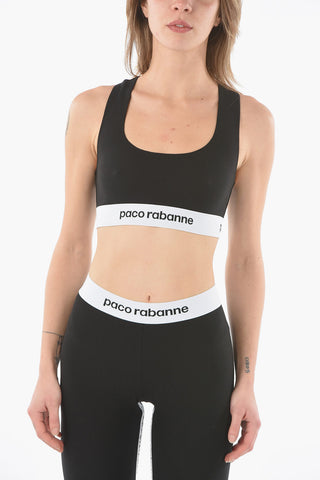 BODYLINE Athleisure Top with Logoed Elastic Band