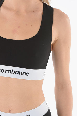 BODYLINE Athleisure Top with Logoed Elastic Band