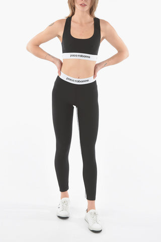 BODYLINE Athleisure Top with Logoed Elastic Band