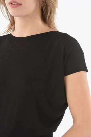 Short Sleeve NOCE MOSCATA Lightweight Sweater