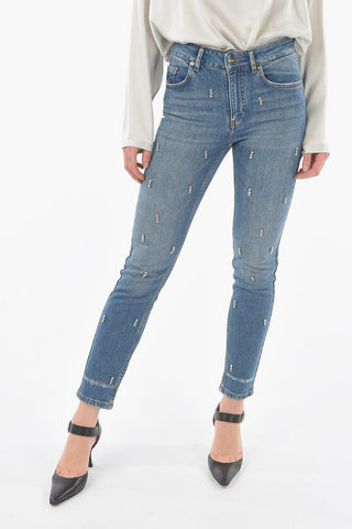 BE  All-Over Jewels Slim Fit Jeans