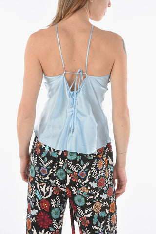 Silk SNAKE Halter Neck Top