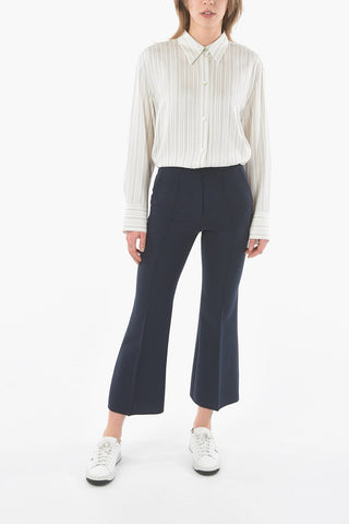 Virgin Wool Cropped Pants