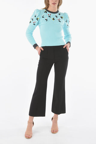 Maglia Girocollo Ricamata