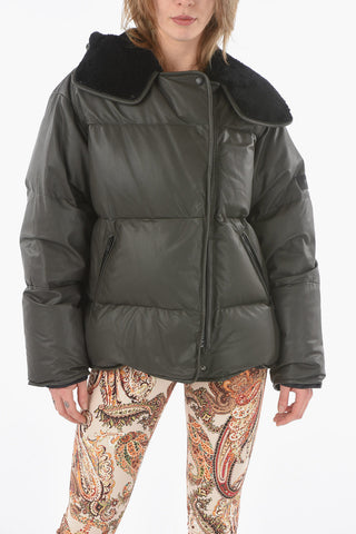Padded Leather Jacket