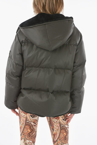 Padded Leather Jacket