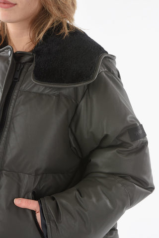 Padded Leather Jacket