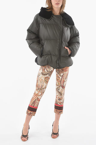 Padded Leather Jacket