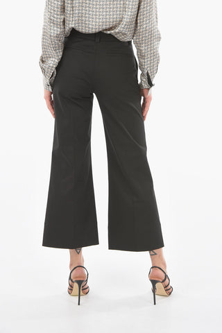 Stretch Cotton Bootcut Pants