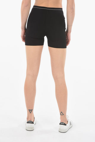 Ribbed Slim Fit Shorts