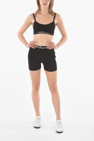 Ribbed Slim Fit Shorts