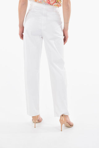 High Waist Double Pleated Palazzo Pants