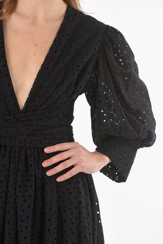 V-Neck Sangallo DOROTEA Dress