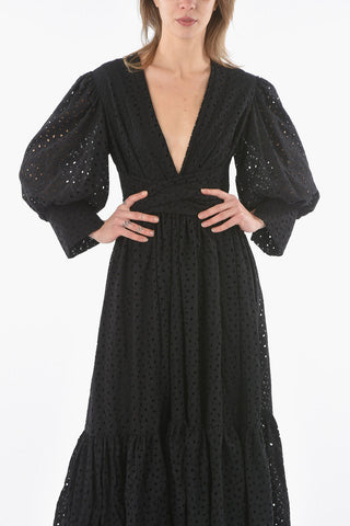 V-Neck Sangallo DOROTEA Dress