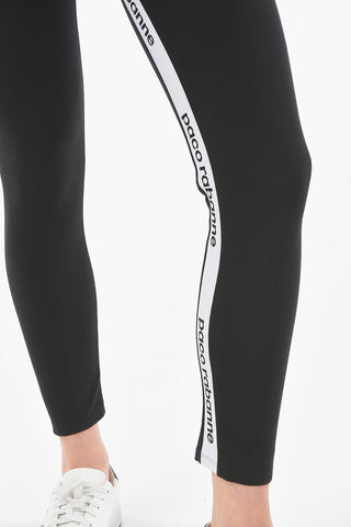 BODYLINE Athleisure Leggings with Logoed Elastic Bands