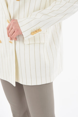 Linen Striped JASMINE Blazer