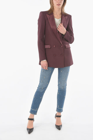 Double Breasted BIANCA Blazer with Covered Buttons