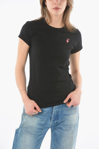 Short Sleeved Crewneck SI_ARROW FITTED Printed T-shirt