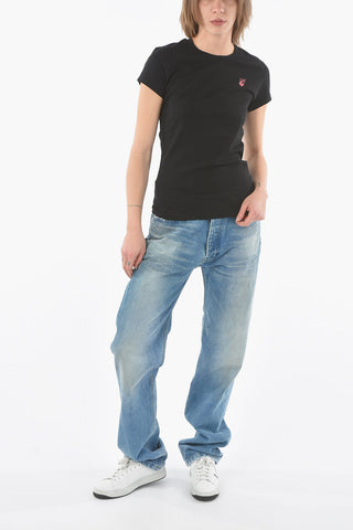 Short Sleeved Crewneck SI_ARROW FITTED Printed T-shirt